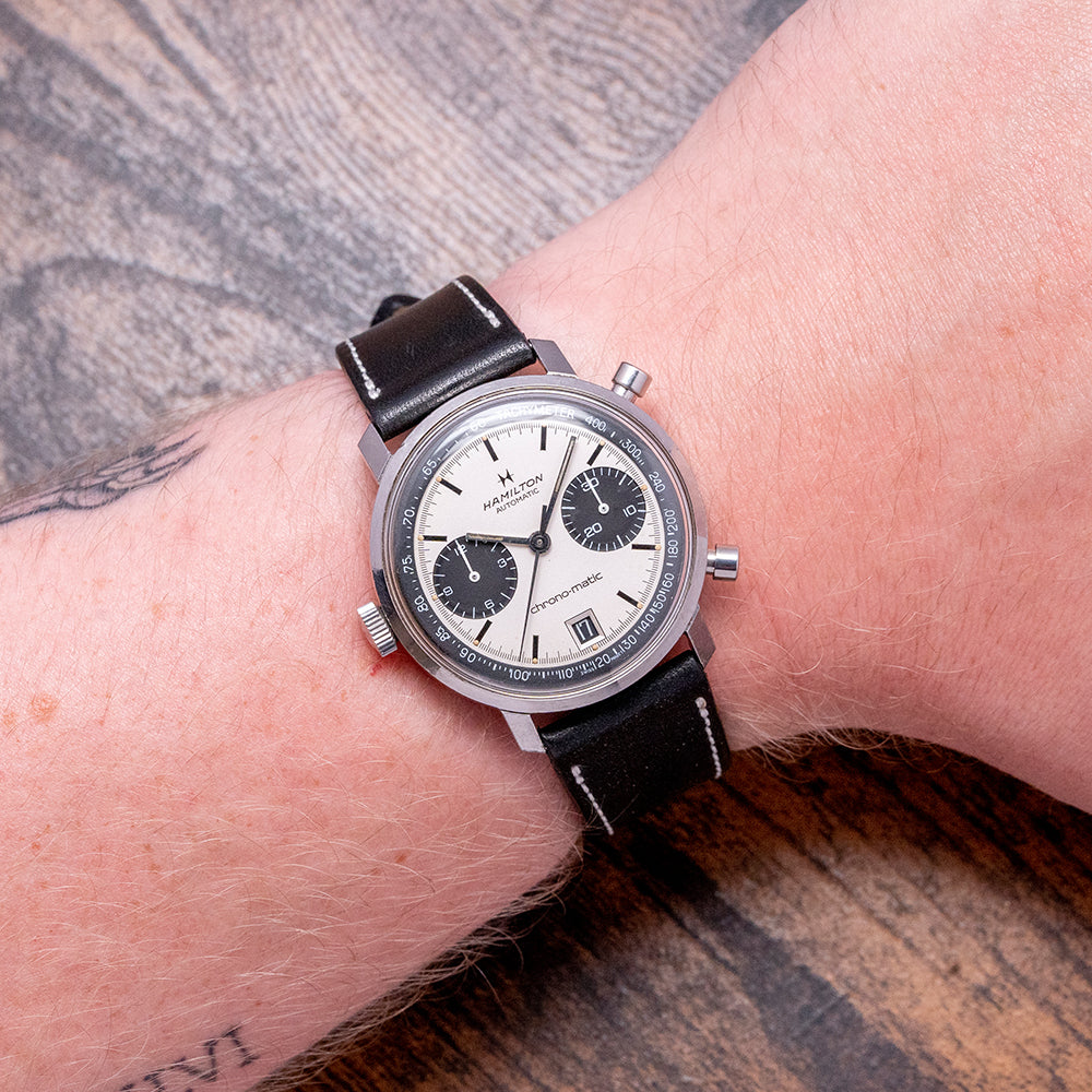 Hamilton 1969 chrono matic hotsell