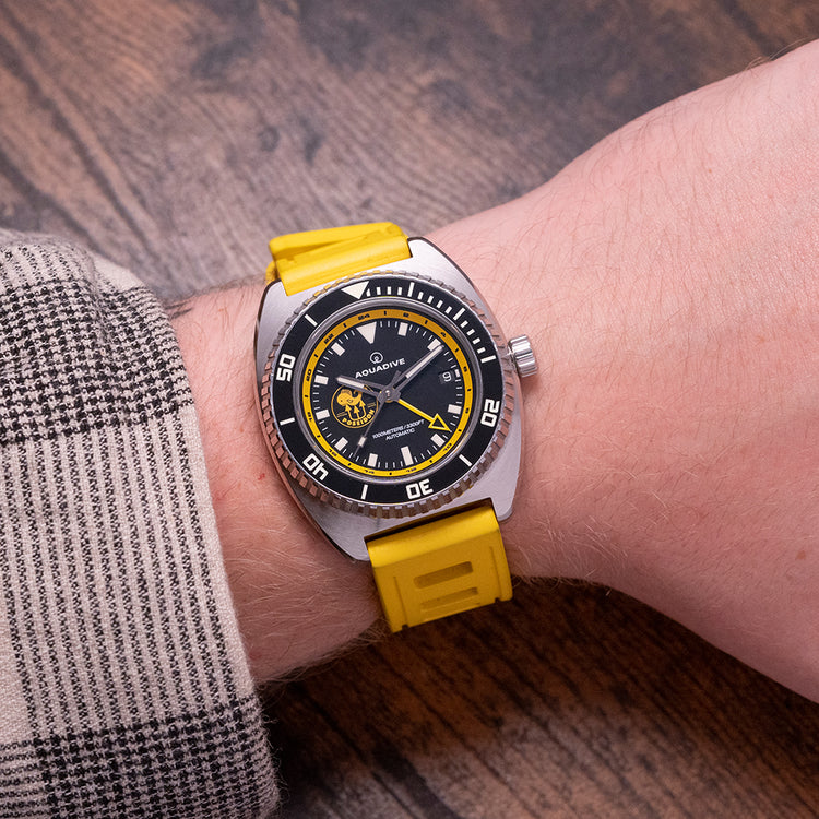 2020 Aquadive 100 Poseidon GMT Yellow Limited Edition