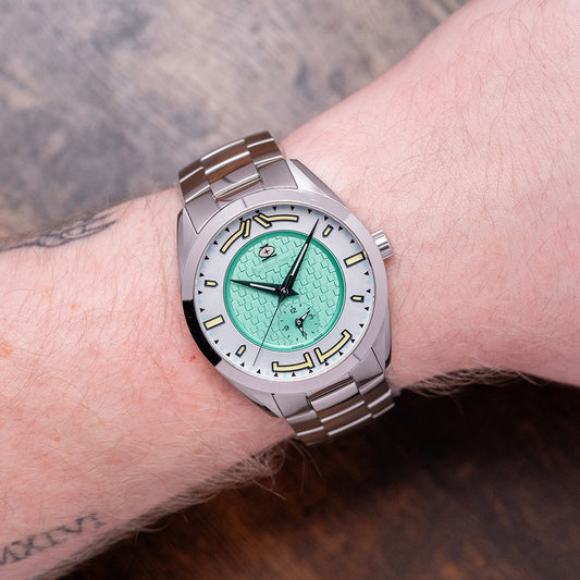 2021 Swiss Watch Company Sport Green Dual Time 41mm