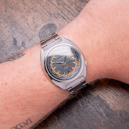 1974 Seiko World Time GMT Automatic on Bracelet 6117-6400