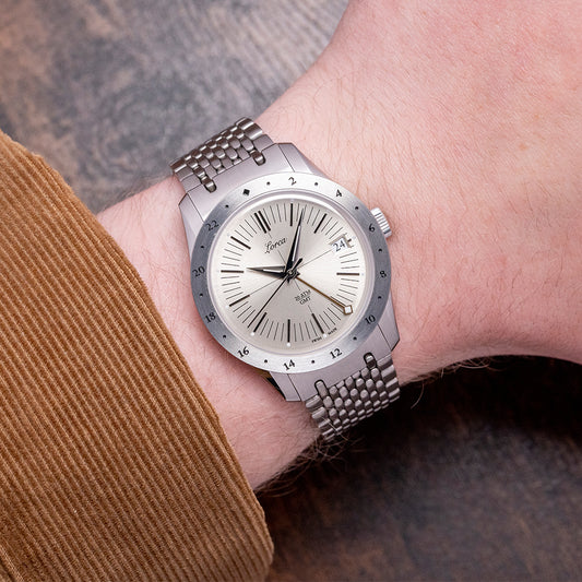 2024 Lorca Model No.1 GMT Silver Dial on Bracelet 36mm