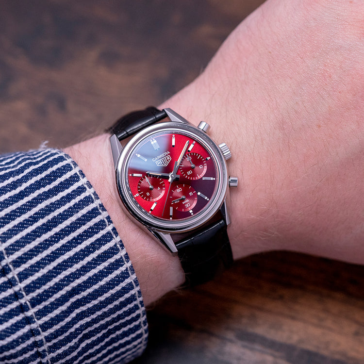 2022 TAG Heuer Carrera Red Dial Cal. 02 39mm Limited Ed.