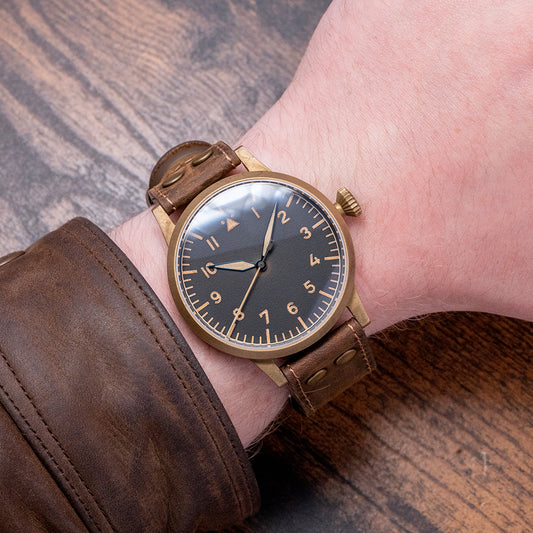 2018 Laco Westerland Bronze 45mm Manually Wound