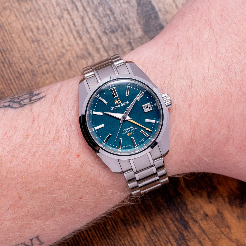 2017 Grand Seiko Hi-Beat GMT "Peacock" Limited Edition SBGJ227