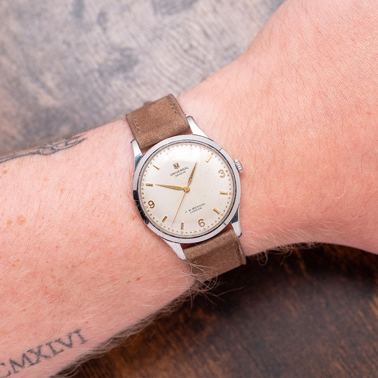 1953 Universal Geneve "J.W.Benson London" 206514 34mm