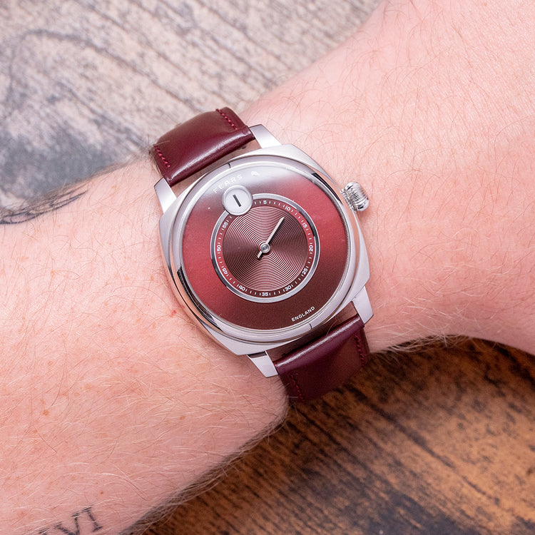 2023 Fears Christopher Ward Alliance 01 Jump Hour Red Dial