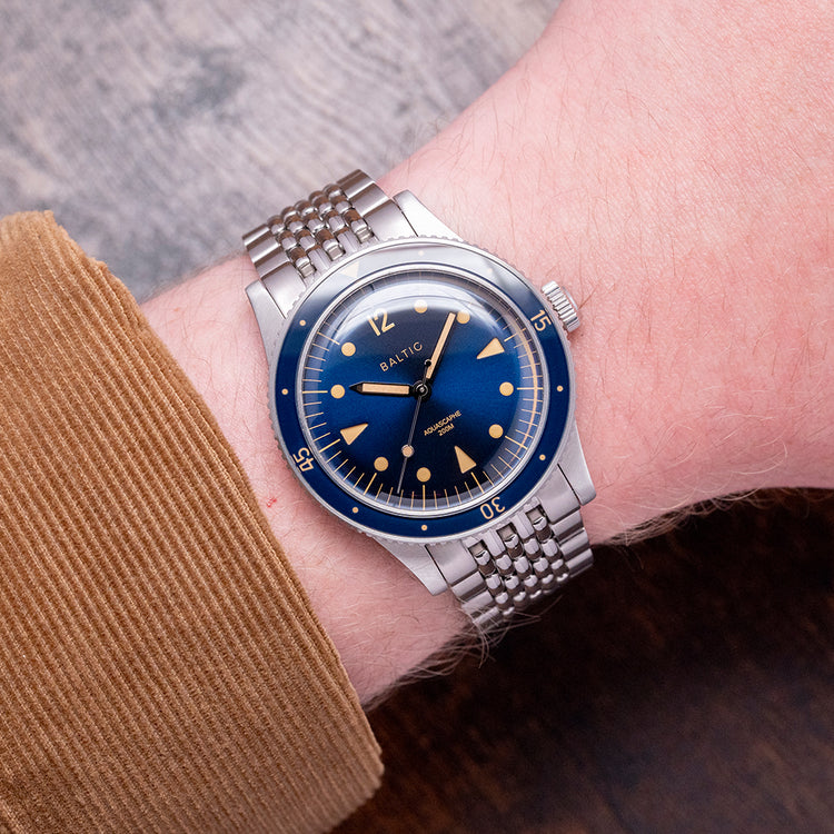 2022 Baltic Aquascaphe Classic Blue Gilt on BOR 39mm
