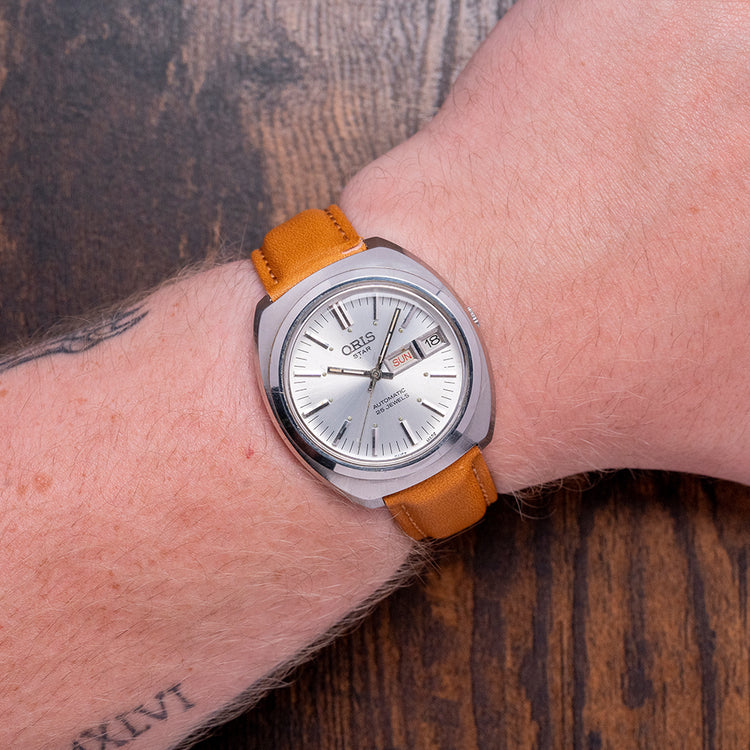 1970s Oris Star Automatic Day Date Cal. 648 KIF 37mm