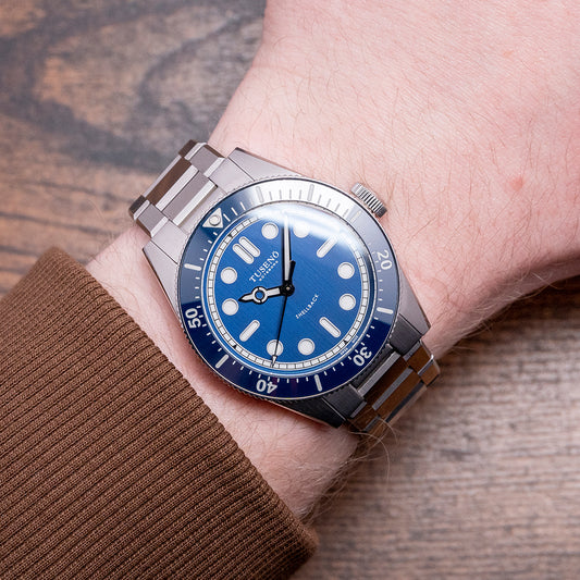 2024 Tuseno Shellback V2 Blue No-Date Automatic 40mm
