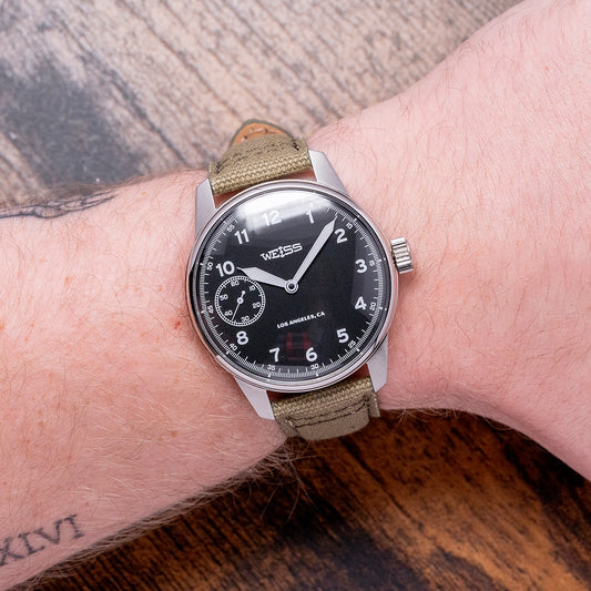 NOS 2014 Weiss Standard Issue Field Watch 'LA Dial' 42mm