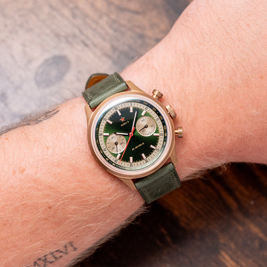 2025 Seagull 1963 Icon II Bronze / Green Dial No. 0002 40mm