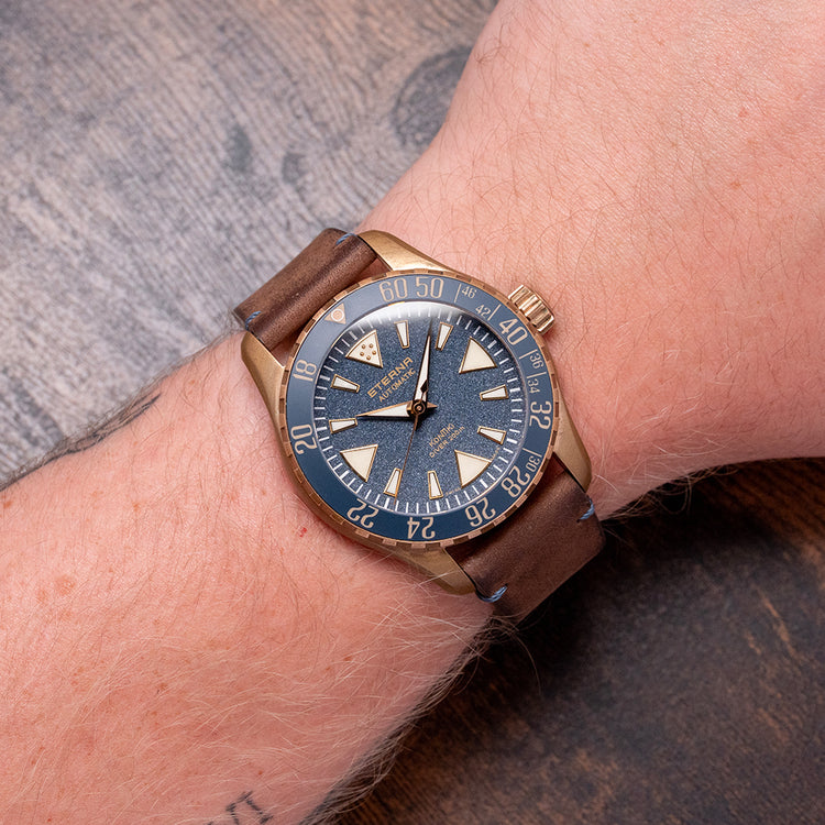 2024 Eterna Kontiki Bronze Diver 44mm Limited Edition Blue