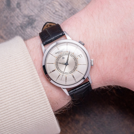 1960s JLC Memovox Worldtimer Bumper Auto Cal. 825 36.5mm
