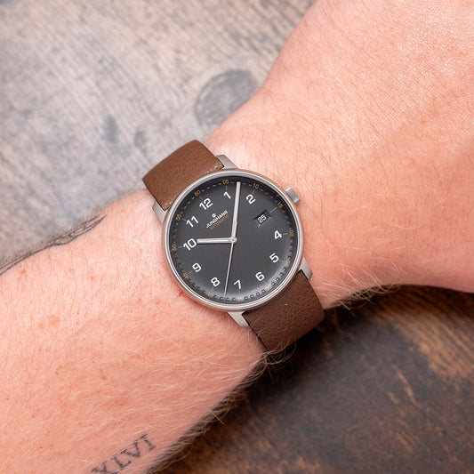 2022 Junghans 'Form A Titan' Black Dial 40mm 027/2002.00