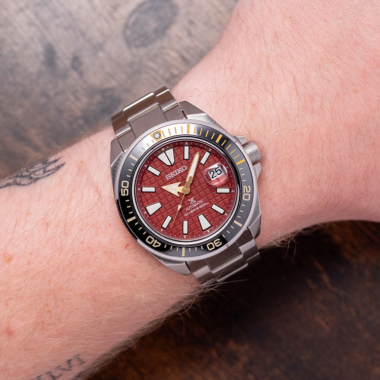 2022 Seiko Suigun “Samurai” Limited Edition Red 44mm SRPH61K1