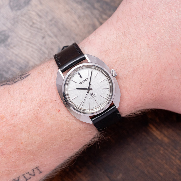 1969 Grand Seiko Hi-Beat Linen Dial Manual 37mm 4520-7000
