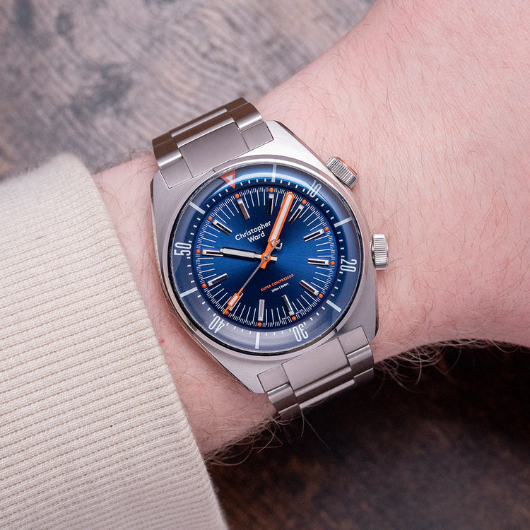 2021 Christopher Ward C65 Super Compressor Blue 41mm