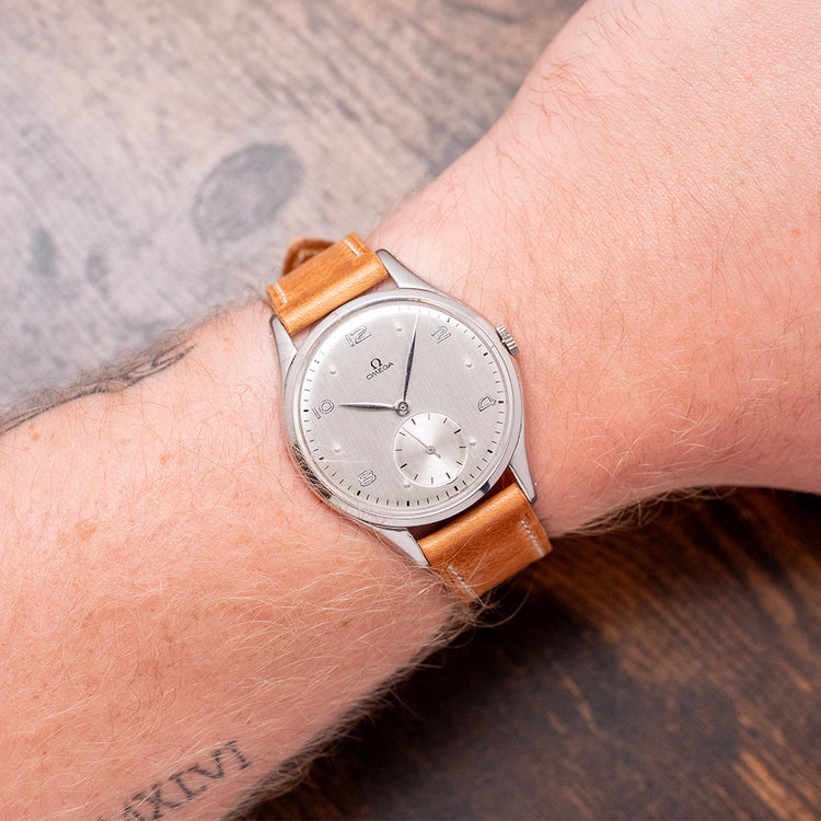 1947 Omega 'Jumbo' 38mm Manual Cal. 30T2 Silver Dial 2505-1