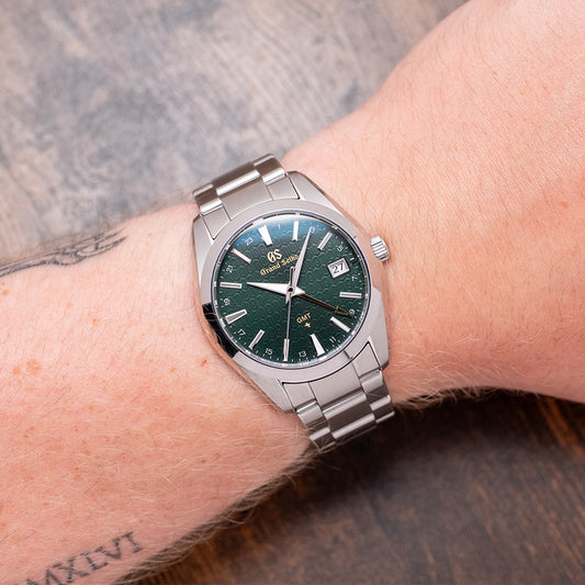 2018 Grand Seiko 9F GMT 25th Anniversary Green 40mm SBGN007