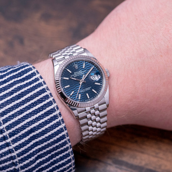 On Wrist Rolex Datejust 36 Dimensions 2022 Rolex Datejust 36mm