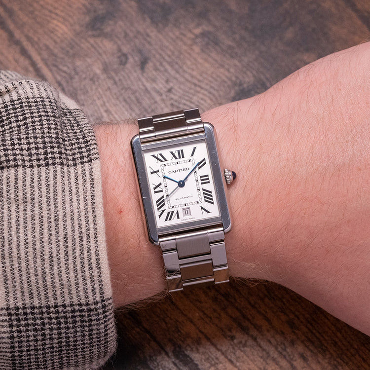 2010s Cartier Tank Solo XL Automatic 31mm on Bracelet