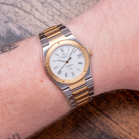 1980s IWC Ingenieur SL Quartz Steel & Gold on Bracelet 34mm