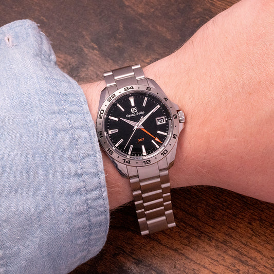 2023 Grand Seiko Sports GMT Quartz Black SBGN003