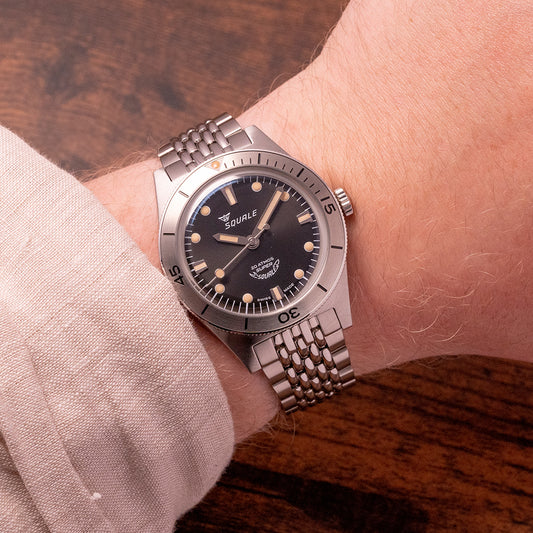 2023 Super-Squale Sunray Black on Bracelet Bracelet