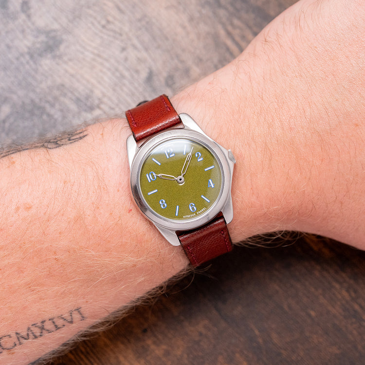 2020 AnOrdain Model 2 36mm Moss Green Manually Wound
