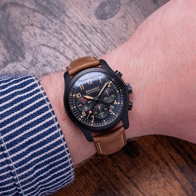 2021 Bremont Pilot Chronograph Black ALT1-P2 JET