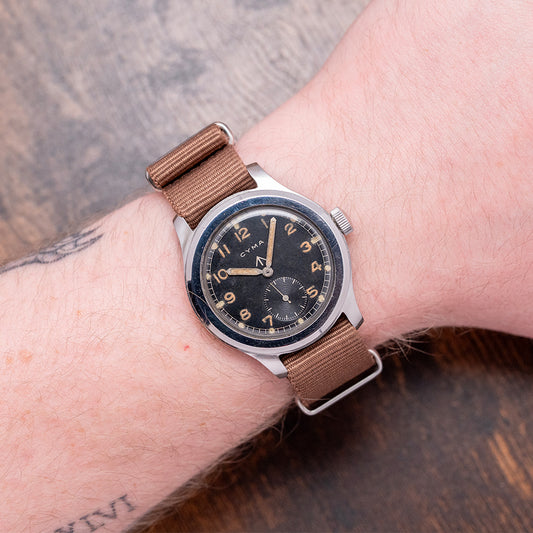 1945 CYMA 'Dirty Dozen' W.W.W. WWII Military Watch 38mm