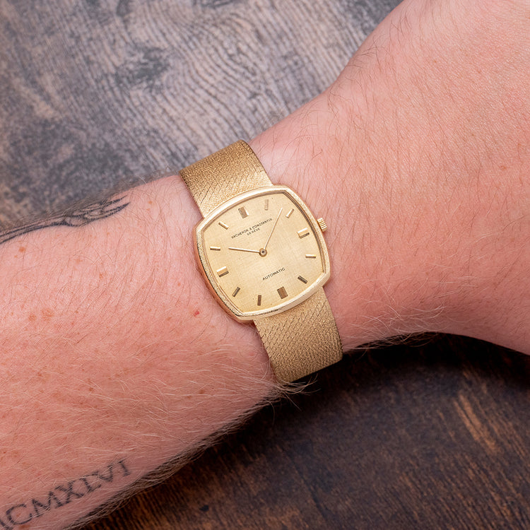 1970 Vacheron Constantin Les Historiques Automatic Yellow Gold Textured 7391