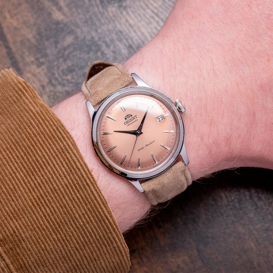 2024 Orient Bambino 'Version 7' Salmon Limited Edition 38.5mm