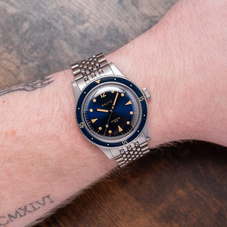 2019 Baltic Aquascaphe Classic Blue Gilt on BOR 39mm