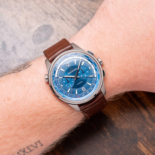 2023 Jaeger-LeCoultre Polaris Chronograph Worldtime Blue 44mm