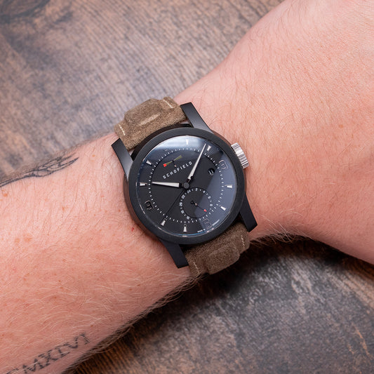 2012 Schofield Signalman GMT Black Limited Edition 44mm