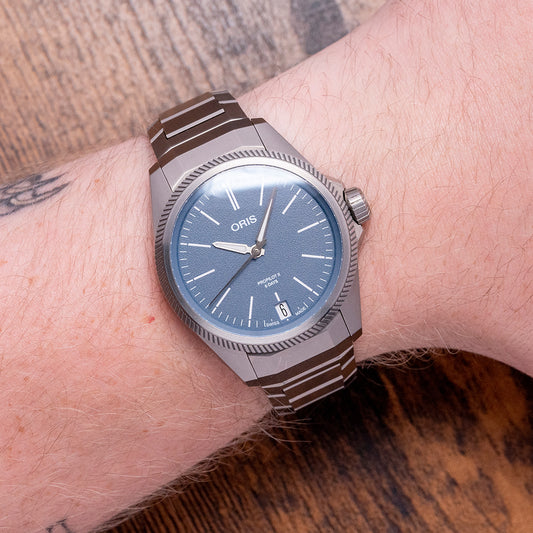 2022 Oris ProPilot X Calibre 400 Titanium 39mm Blue