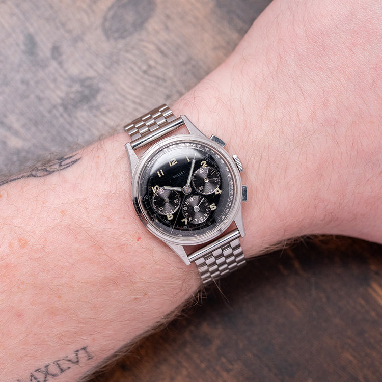 1960s Gallet 'Jim Clark' Multichron 12 Chronograph EP40 35mm