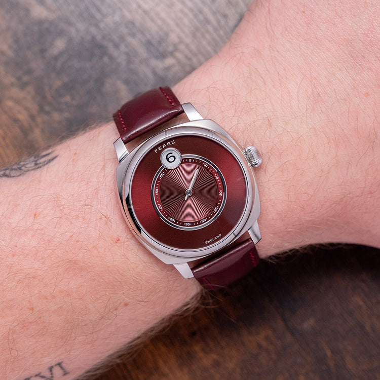 2023 Fears Christopher Ward Alliance 01 Jump Hour Red Dial