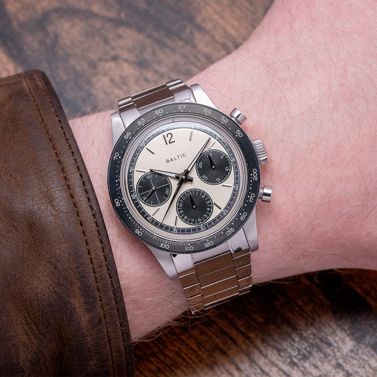 2023 Baltic Tricompax Panda Chronograph Manual 39.5mm