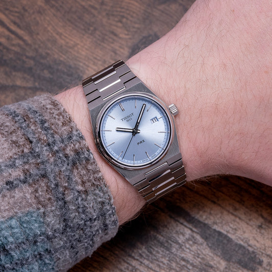 2023 Tissot PRX 35mm Ice Blue Quartz T137.210.11.351.00