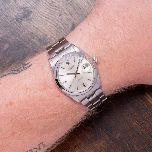 1970 Rolex Oysterdate Precision on Bracelet 34mm 6694