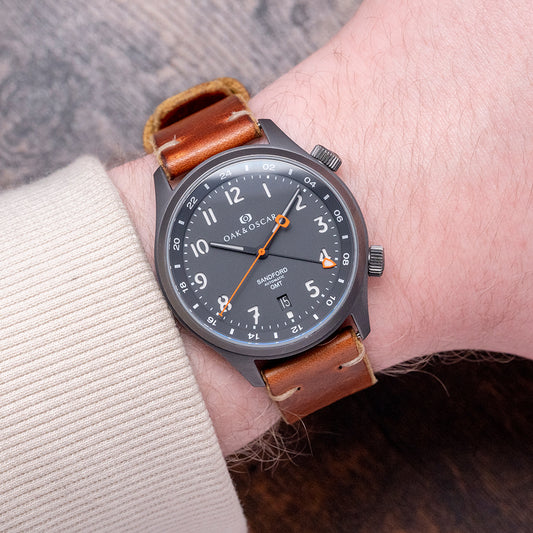 2016 Oak & Oscar Sandford GMT PVD Automatic 40mm