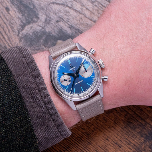 2022 Massena LAB Uni-Racer 'Cruise' Blue Dial 39mm