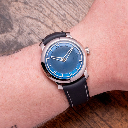 2022 Ming 17.09 Automatic 38mm in Blue with Ming Tray