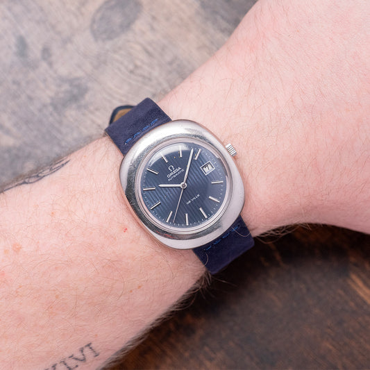 1972 Omega De Ville Automatic 'UFO' Pebble 38mm 166.155