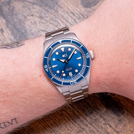 2024 Christopher Ward C65 Aquitaine Blue Automatic