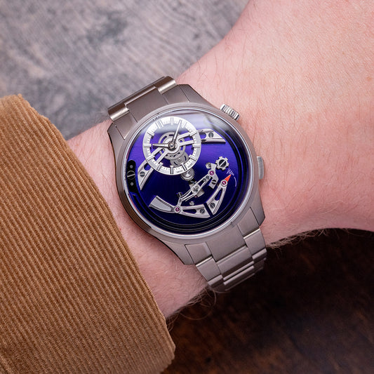 2024 Christopher Ward C1 Bel Canto 'Viola' Purple on Bracelet