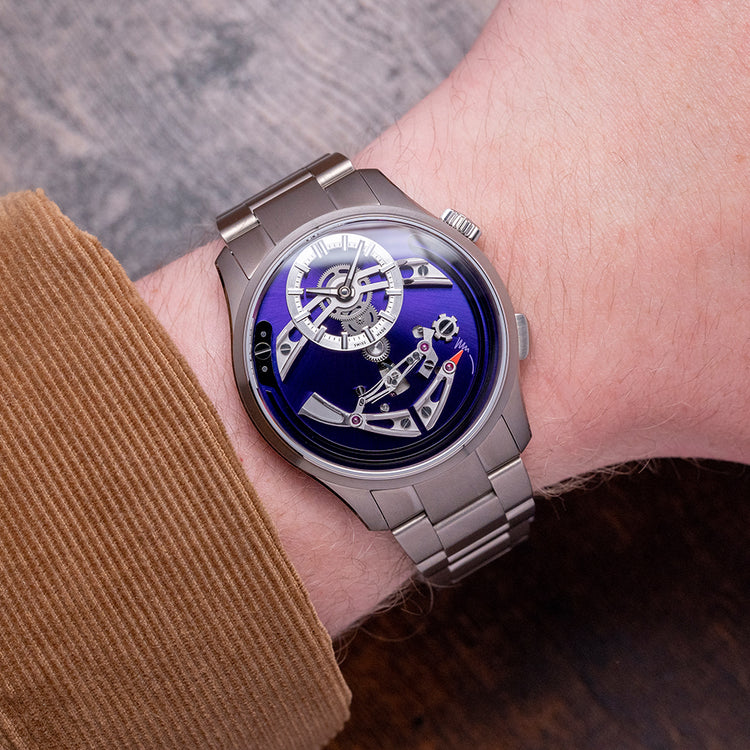 2024 Christopher Ward C1 Bel Canto 'Viola' Purple on Bracelet