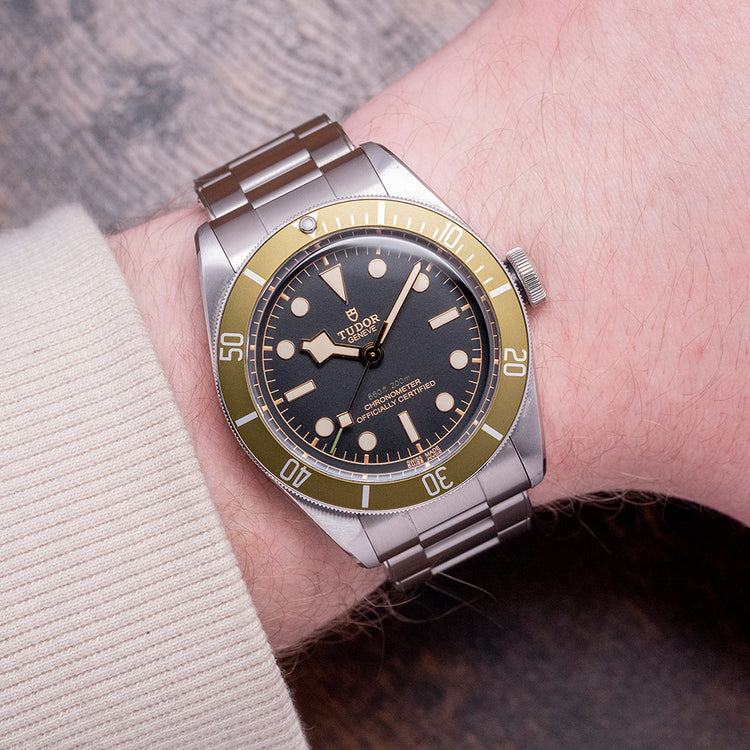 2022 Tudor Black Bay Harrods Green 41mm on Bracelet 79230G
